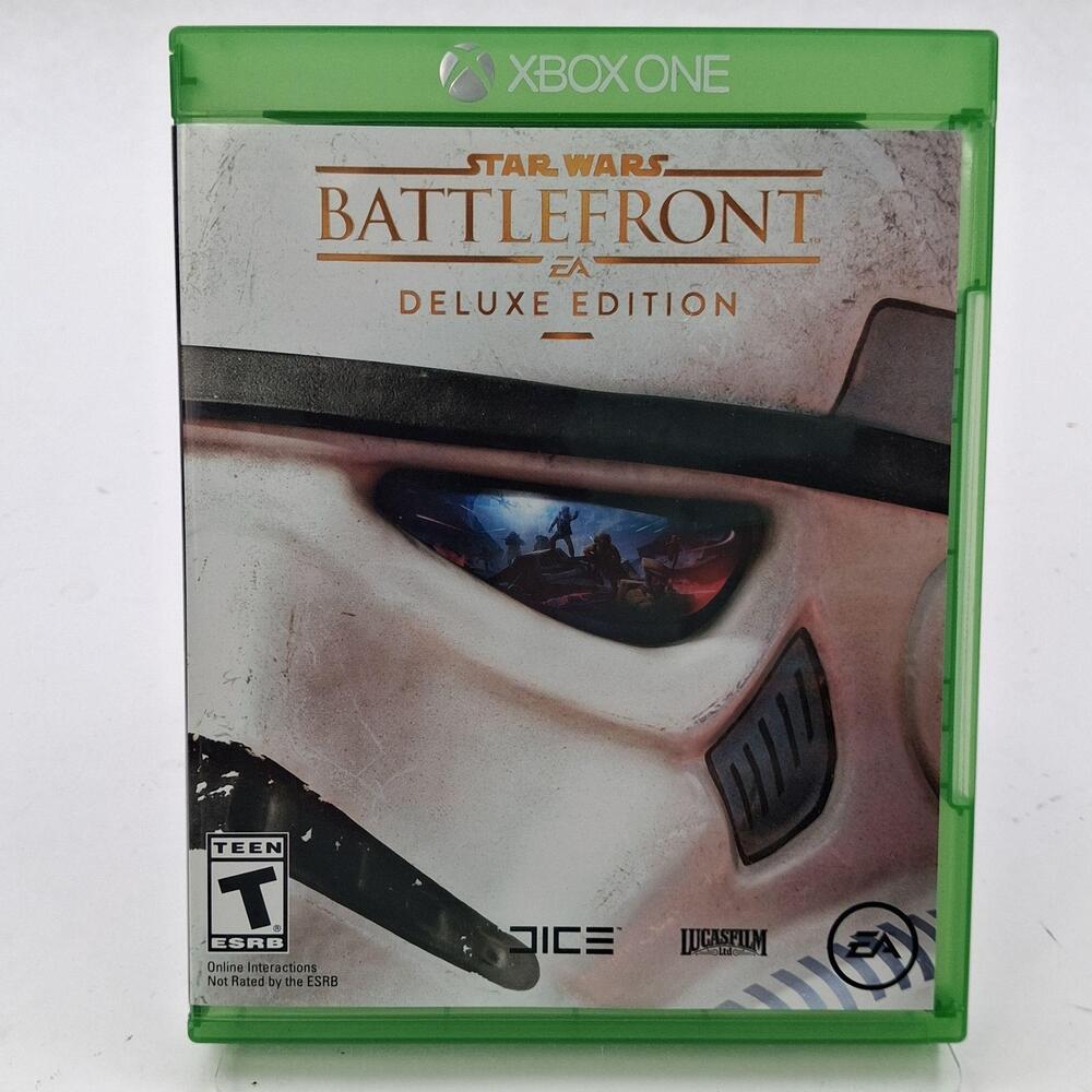Star Wars Battlefront Deluxe Edition Xbox One Video Game EA Shooter T Teen NTSC